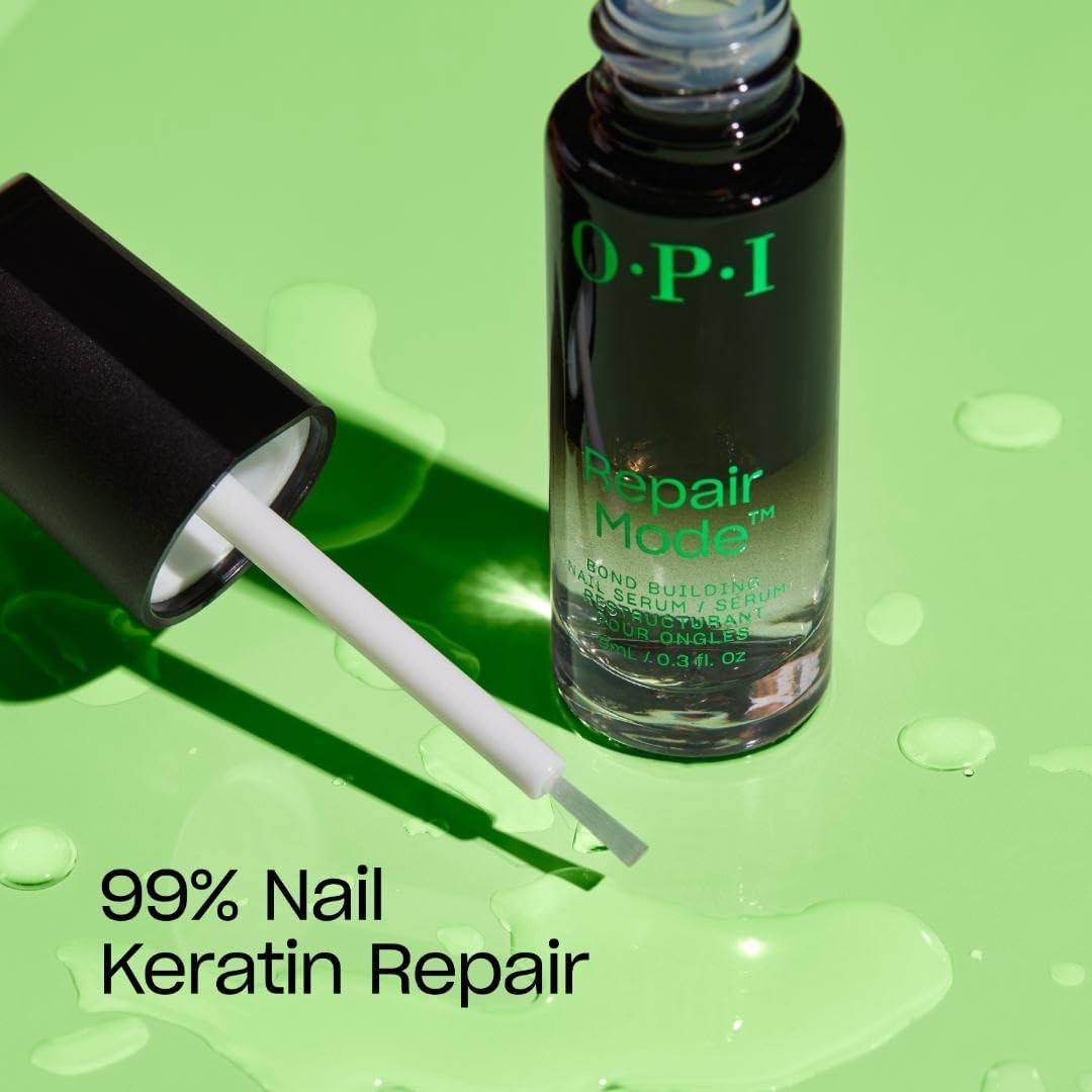 OPI Repair Mode Bond Building Nail Serum - Keratin Protein Nail Strengthener for Stronger Nails & Growth | Professional Nail Treatment for Damaged, Weak & Brittle Nails | Perfect for Salon Use & At-Home Nail Care