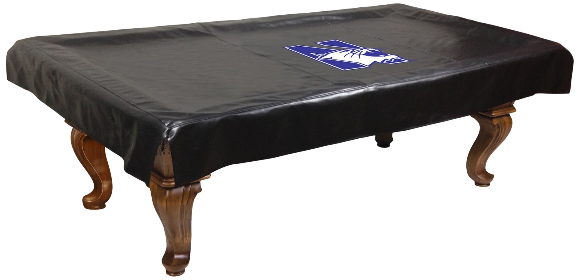 NCAA Northwestern Wildcats Billiard Table Cover - Waterproof & Durable Pool Table Protector for Game Room, Sports Bar, and Home Decor