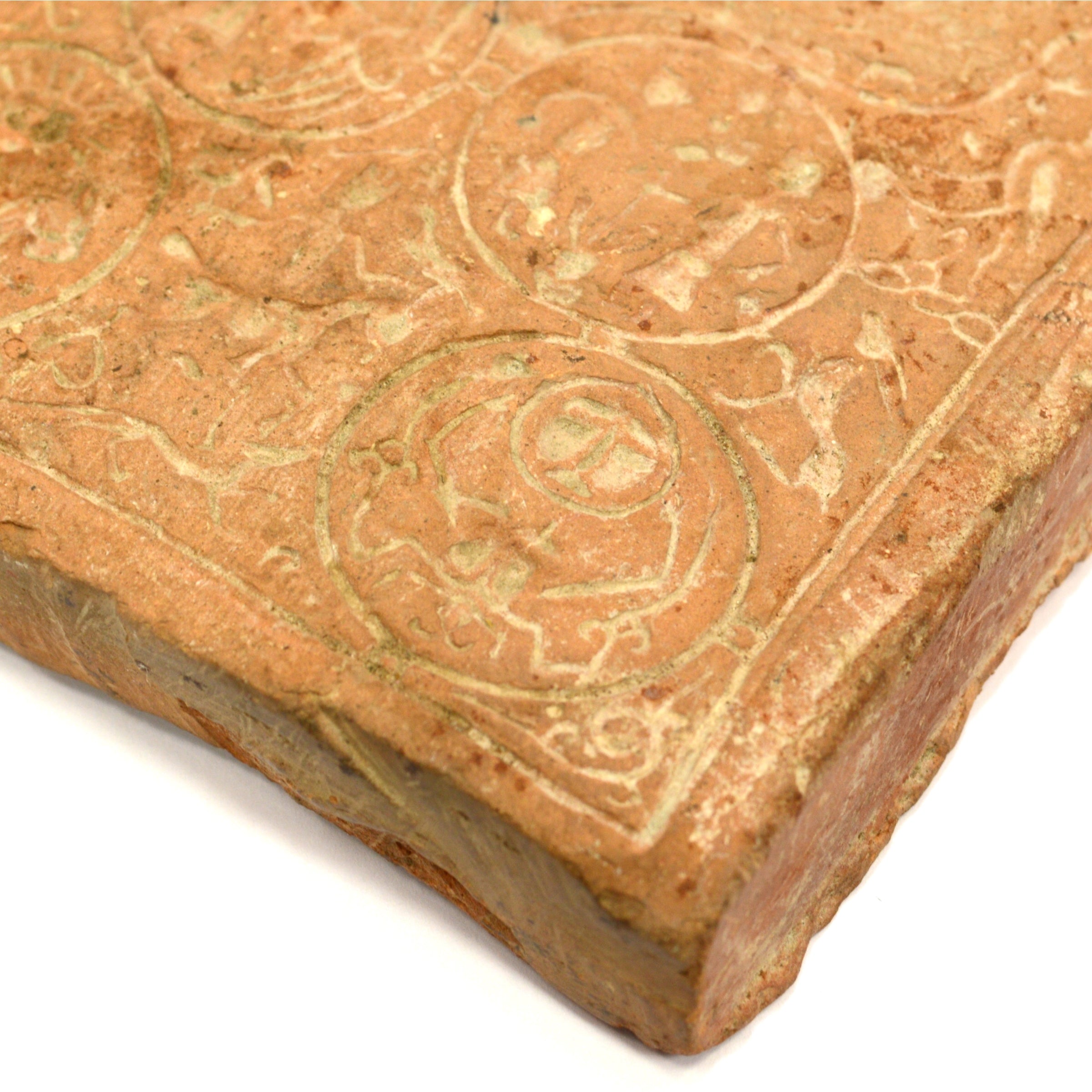 Ancient Primitive Story Tile - Hand Carved Old Pottery Plaque, Pre-Columbian & Near East Artifact - Perfect for Home Decor, Museum Display & Archaeology Enthusiasts