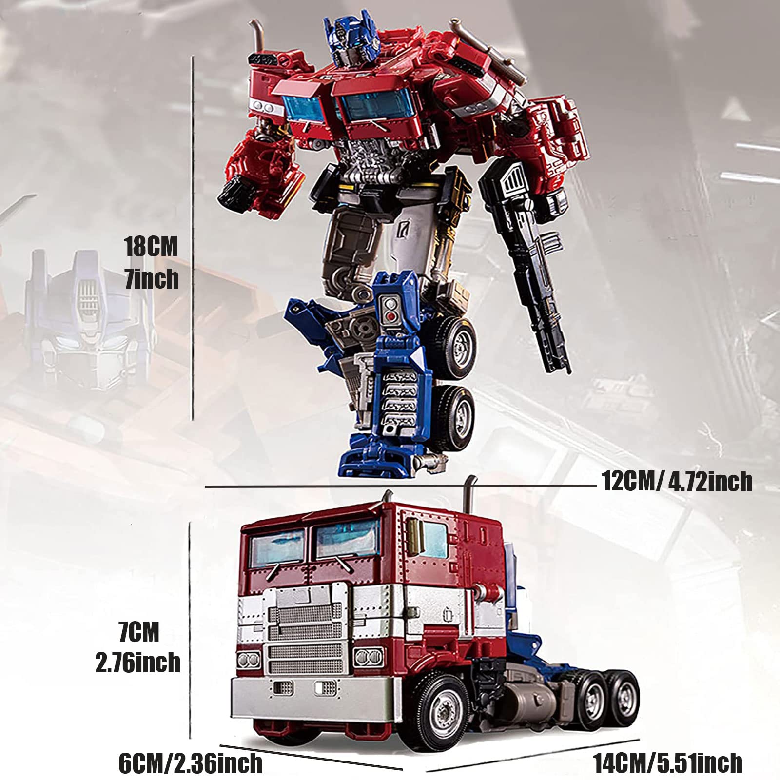 Transformable Robot Car Toy with Weapons - Action Figure for Kids & Boys Girls - Perfect for Playtime, Collecting & STEM Learning