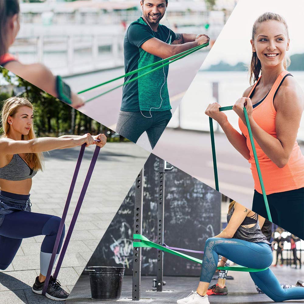 Premium Pull-Up Bands Set - Heavy Duty Resistance Bands for Women & Men - Workout Bands for Strength Training, Yoga, Fitness - Ideal for Gym, Home & Outdoor Exercise
