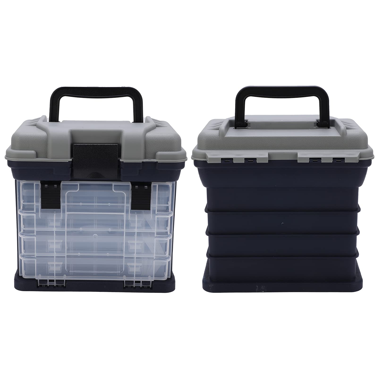 **Alvinlite 4-Layer Portable Fishing Tackle Box – Waterproof Fishing Accessory Organizer for Hooks, Lures & Gear – Ideal for Freshwater, Saltwater & Travel Fishing**