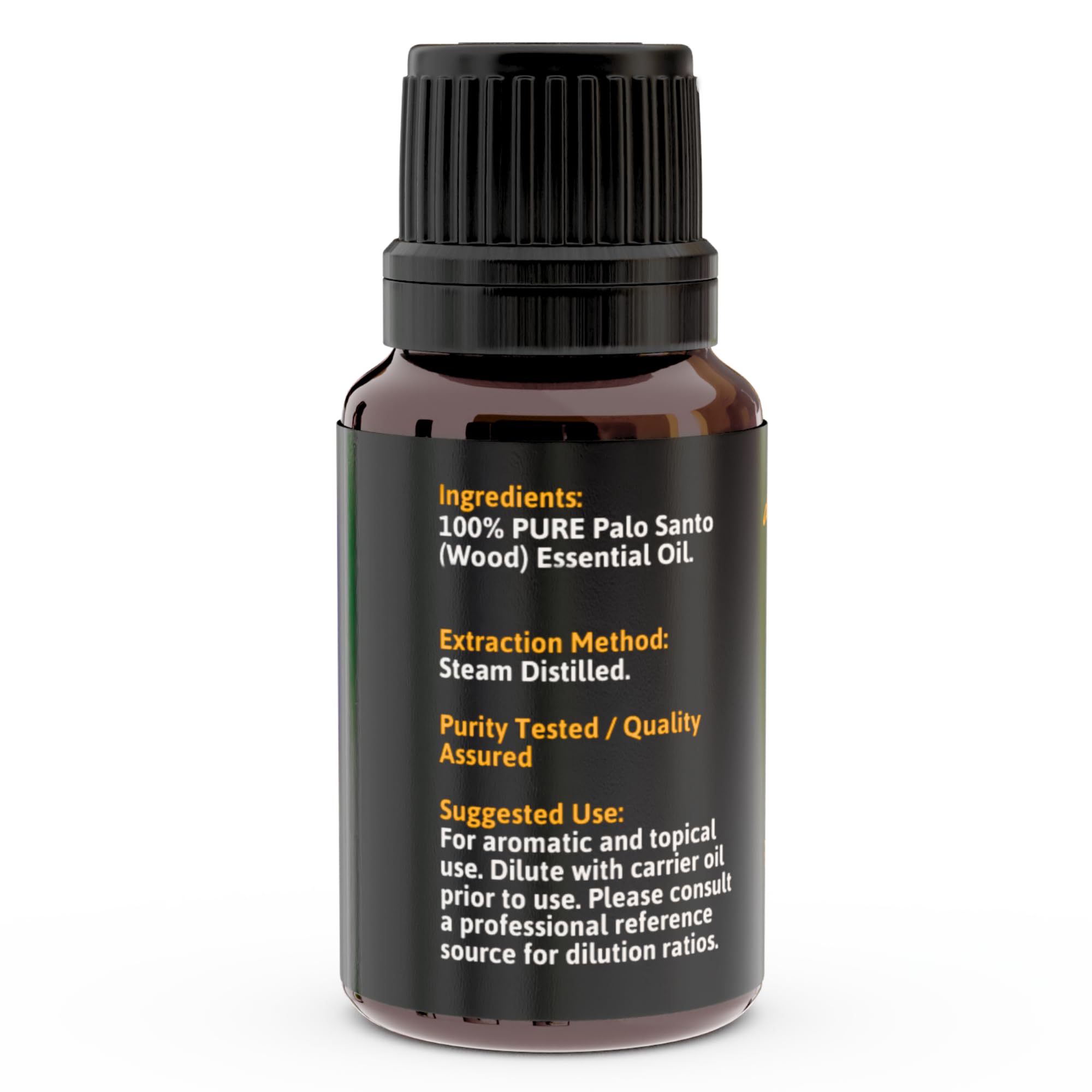 100% Pure Palo Santo Essential Oil - 15ml Natural Aromatherapy Oil for Relaxation, Meditation & Stress Relief | Sacred Wood Scent for Home Diffuser, Massage & Spiritual Healing