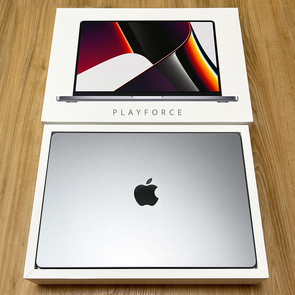 2021 Apple MacBook Pro 14-inch Laptop - M1 Pro Chip (8-Core CPU, 14-Core GPU), 16GB RAM, 512GB SSD, Space Gray - Powerful Performance for Creative Professionals, Video Editing & Business Work