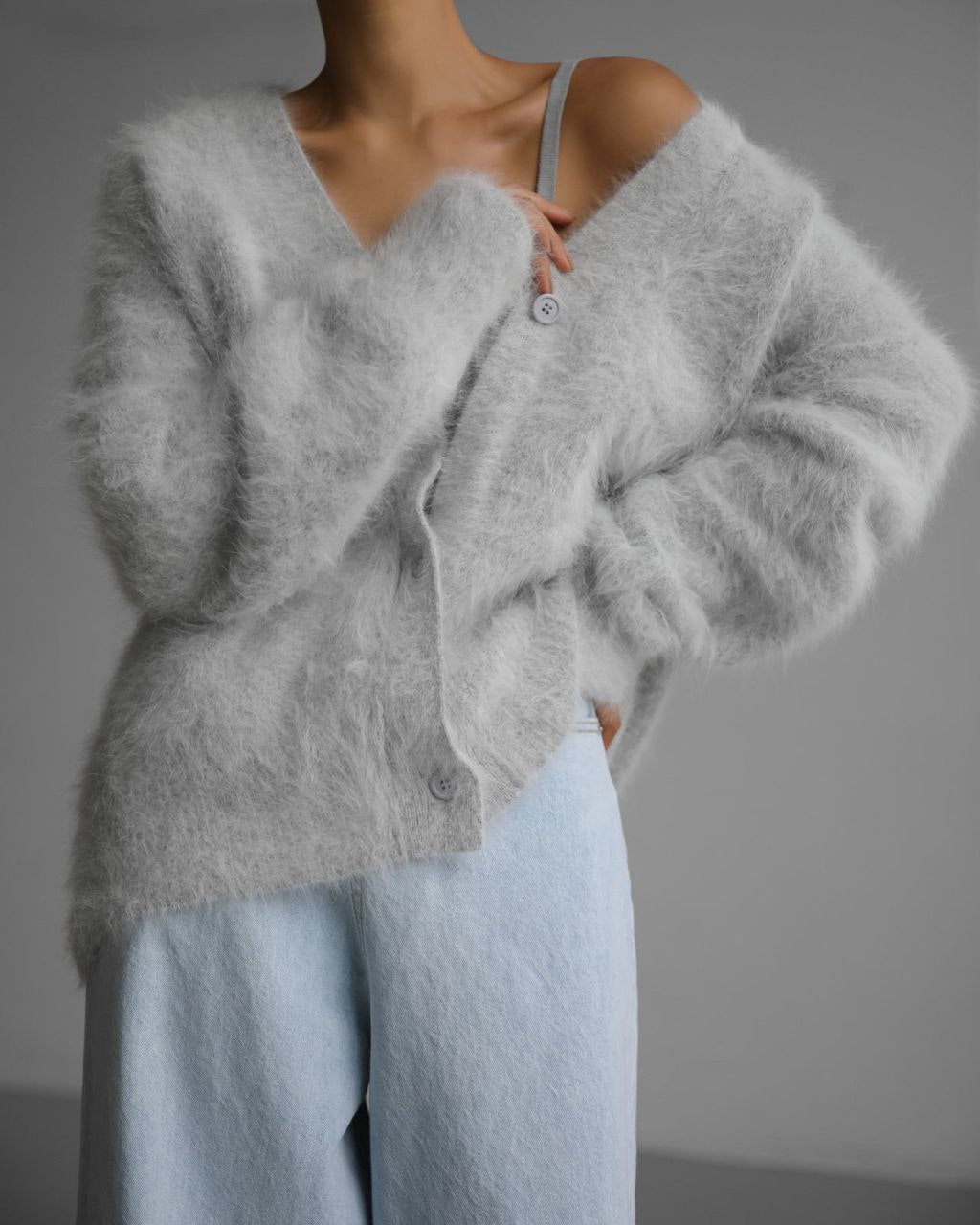 Cozy Knitted Sweater Cardigan for Women - Long Sleeve V-Neck Loose Fit Winter Jacket | Warm Fall & Winter Pullover for Casual Wear, Office & Date Nights