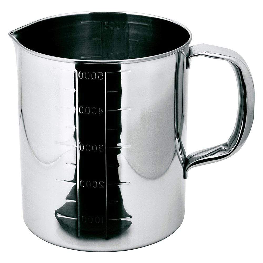 Ichibishi Mitsuwa Stainless Steel Measuring Cup with Spout - 4-Piece Set for Baking, Cooking & Liquid Measurement in Kitchen