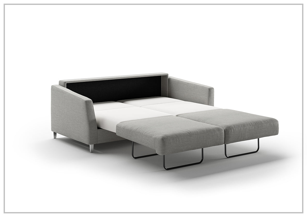 Custom Luonto Monika Fabric Sleeper Sofa - Handmade to Order | Convertible Couch Bed for Small Spaces & Guest Rooms | Perfect for Apartments, Dorms & Home Offices
