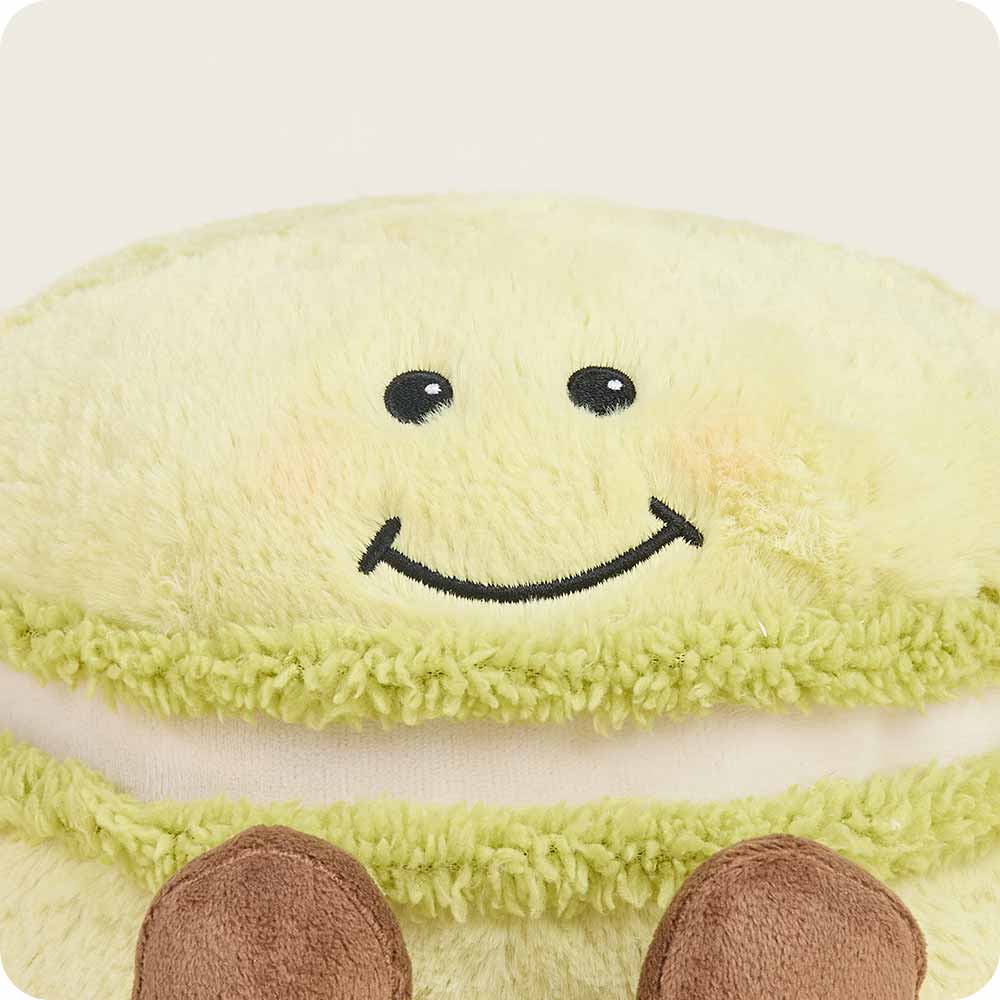 Green Macaron Warmies - Microwaveable Heating Pad for Stress Relief & Pain Relief - Perfect for Home, Office & Travel Use