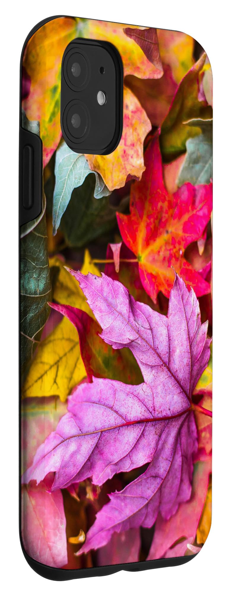 iPhone 11 Case - Autumn Leaves Design Protective Phone Cover - Durable Shockproof Slim Fit for iPhone 11 - Perfect for Fall Season, Thanksgiving, and Outdoor Activities