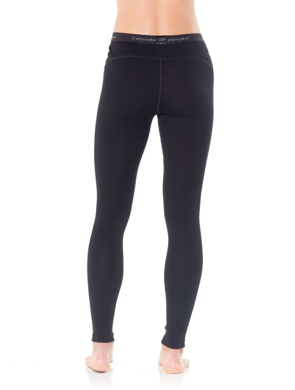 Icebreaker 260 Tech Legging for Women - High-Performance Merino Wool Base Layer Leggings for Hiking, Yoga & Cold Weather Activities