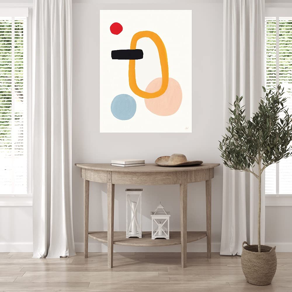 Fine Art Canvas Wall Decor by Artist Joelle Wehkamp - 24x32 Inch Modern Abstract Painting - Ready to Hang for Living Room, Bedroom, Office & More - Perfect for Home Decor & Gift Giving
