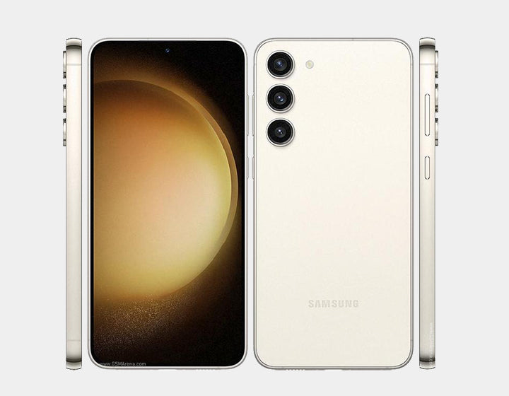 SAMSUNG Galaxy S23+ 5G Smartphone (S9160) - 256GB Storage, 8GB RAM, Dual SIM, GSM Unlocked, Cream Color - Perfect for Business Travel & International Use