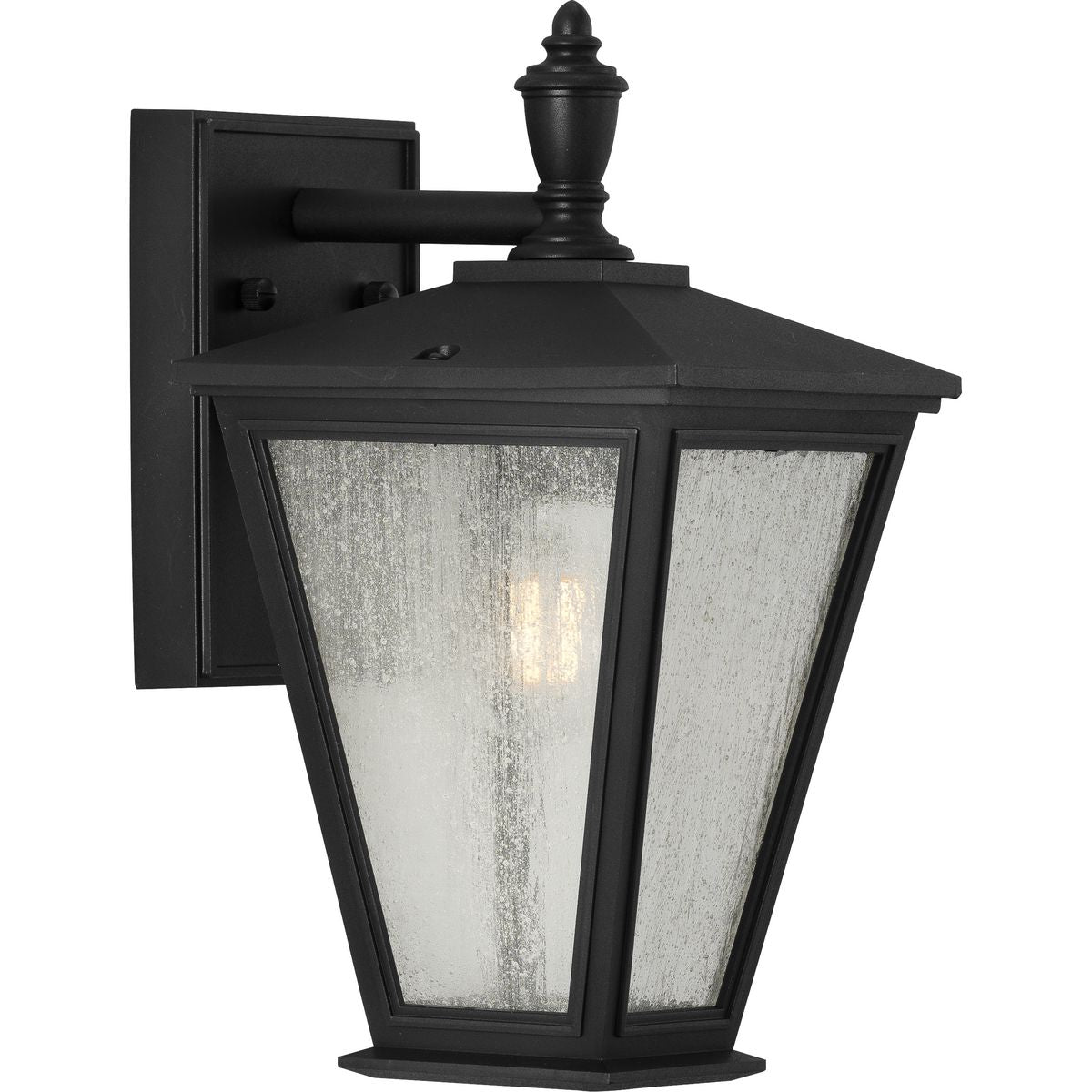 Cardiff Collection One Light Small Wall Lantern with DURASHIELD Finish - Outdoor Porch Lighting for Entryway, Patio, and Garden Decor