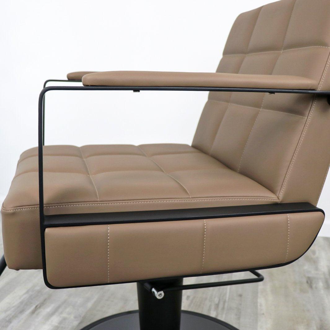 Premium Savannah Salon Chair - Hydraulic Adjustable Styling Chair for Hairdressers & Barbers - Perfect for Salons, Barber Shops & Home Use