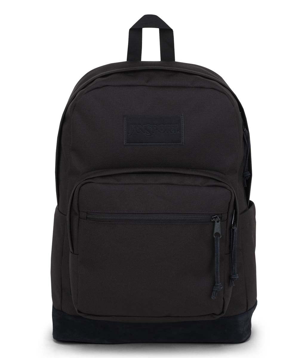 JanSport Right Pack Backpack - Lightweight Laptop Backpack for School & Travel, Durable Monochrome Black Daypack for Men & Women | Perfect for College, Work, Commuting & Outdoor Adventures
