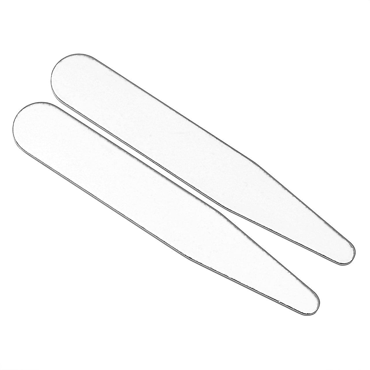 Personalized Stainless Steel Collar Stays for Men - 6-12pcs Set with 3 Sizes, Free Engraving & Gift Box - Dress Shirt Collar Stiffeners for Formal Wear & Business Attire