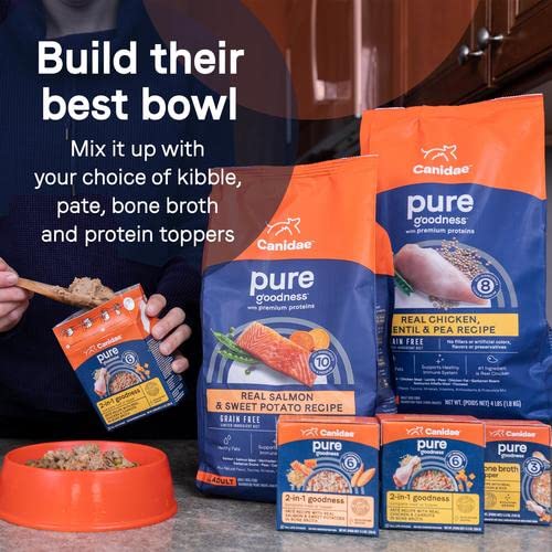 Canidae Pure SENIOR Dry Dog Food - Real Chicken, Sweet Potato & Garbanzo Bean Recipe, 22 lb Bag - High Protein Senior Dog Food for Joint Health & Digestion - Perfect for Aging Dogs with Sensitive Stomachs