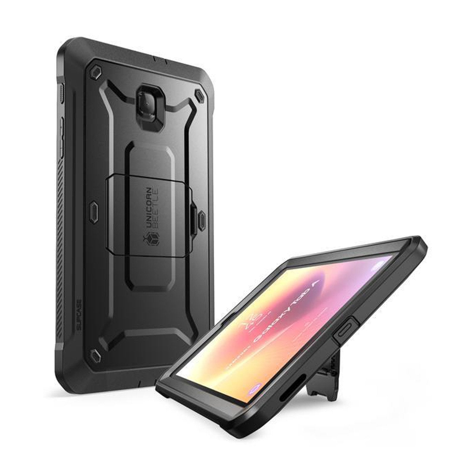 Samsung Galaxy Tab A 10.5 Inch (2018) Shockproof Case - Unicorn Beetle Pro Series Full Body Protective Cover with Built-in Screen Protector (White) - Perfect for Outdoor, Construction & Travel Use
