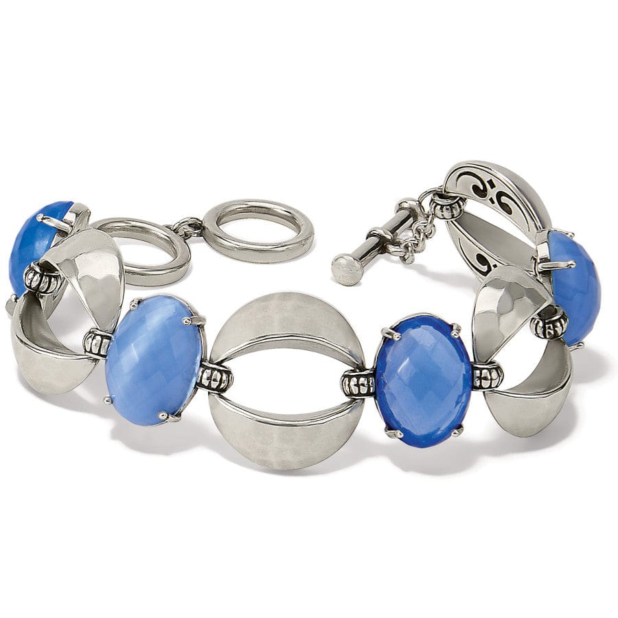 Blue Moon Link Bracelet for Women - Elegant Stainless Steel Jewelry Gift for Birthday, Anniversary & Everyday Wear | Perfect for Casual, Office & Special Occasions