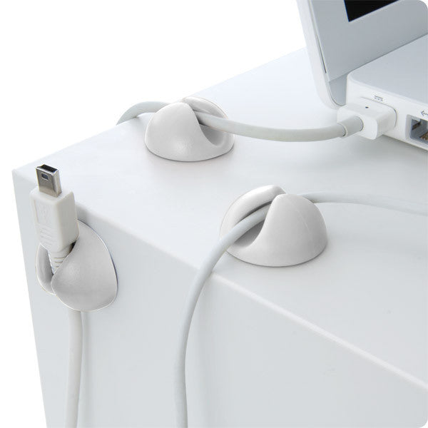 Bluelounge Cabledrop Mini - Cable Management Organizer for Desk & Home Office - Keep Wires Tidy Under Desk, Behind TV, or in Workspace