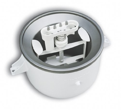 KitchenAid Ice Cream Maker Attachment for 5-6 Quart Stand Mixers | Compatible with Most KitchenAid Models (Excludes 7, 8 & Some 6 Qt) | Perfect for Homemade Gelato, Sorbet & Frozen Desserts