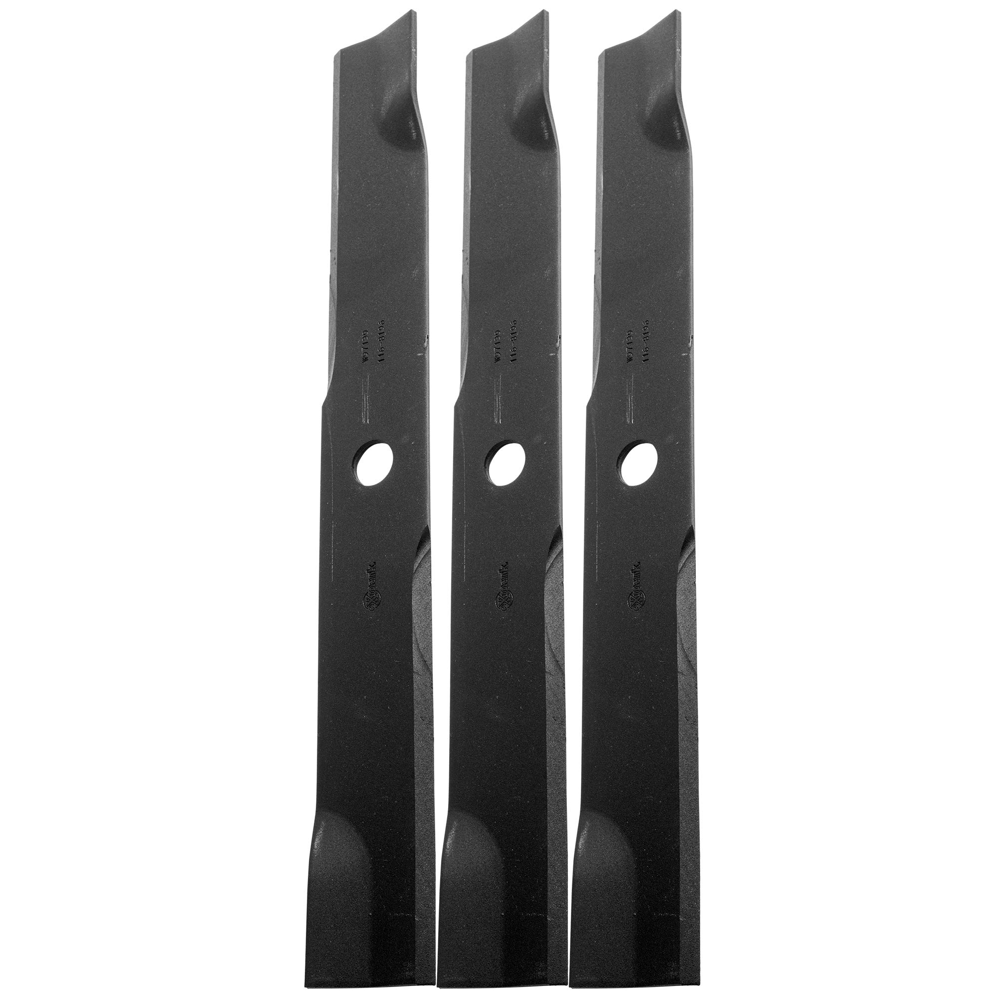 Exmark 116-8196-S 60-Inch Low Lift Mower Blades for Lazer Z Series - Durable Replacement Lawn Mower Blades for Commercial Landscaping & Large Yards