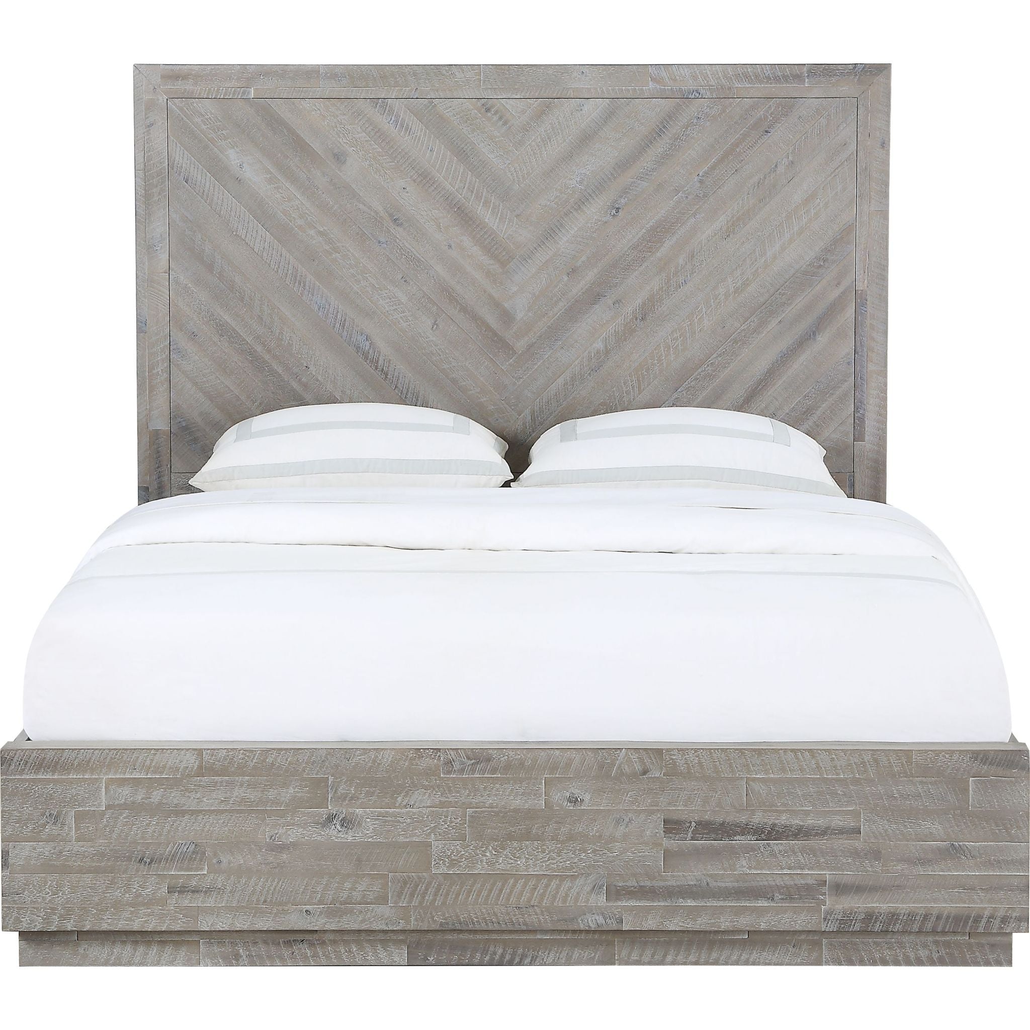 Rustic Latte Alexandra Storage Bed with Drawers - Queen Size Solid Wood Platform Bed Frame for Bedroom, Guest Room, Dorm - Perfect for Small Spaces & Extra Storage