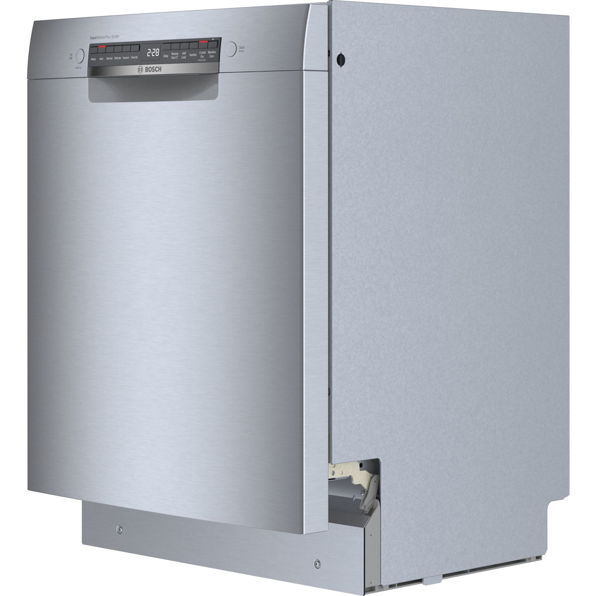 Bosch 800 Series SGE78C55UC Stainless Steel Built-In Dishwasher - Energy Star Certified, Ultra Quiet 44 dBA, Perfect for Large Families & Open Kitchen Designs