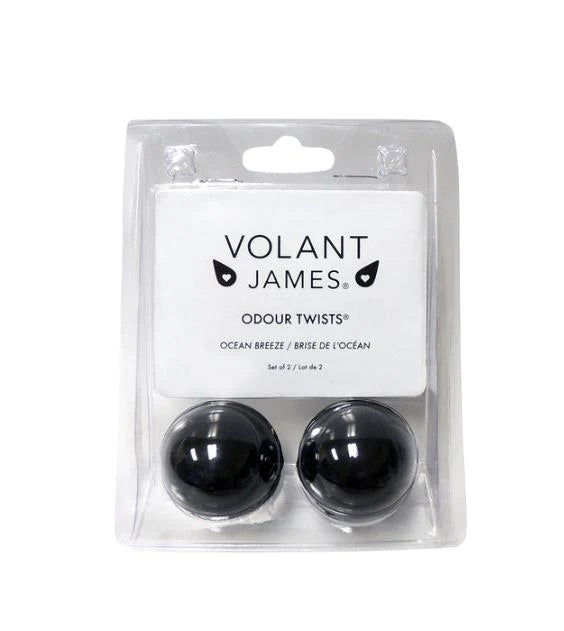 Volant James Odor Eliminator Twists - Long-Lasting Freshness for Home, Car, Gym & Office | Natural Air Freshener for Everyday Use