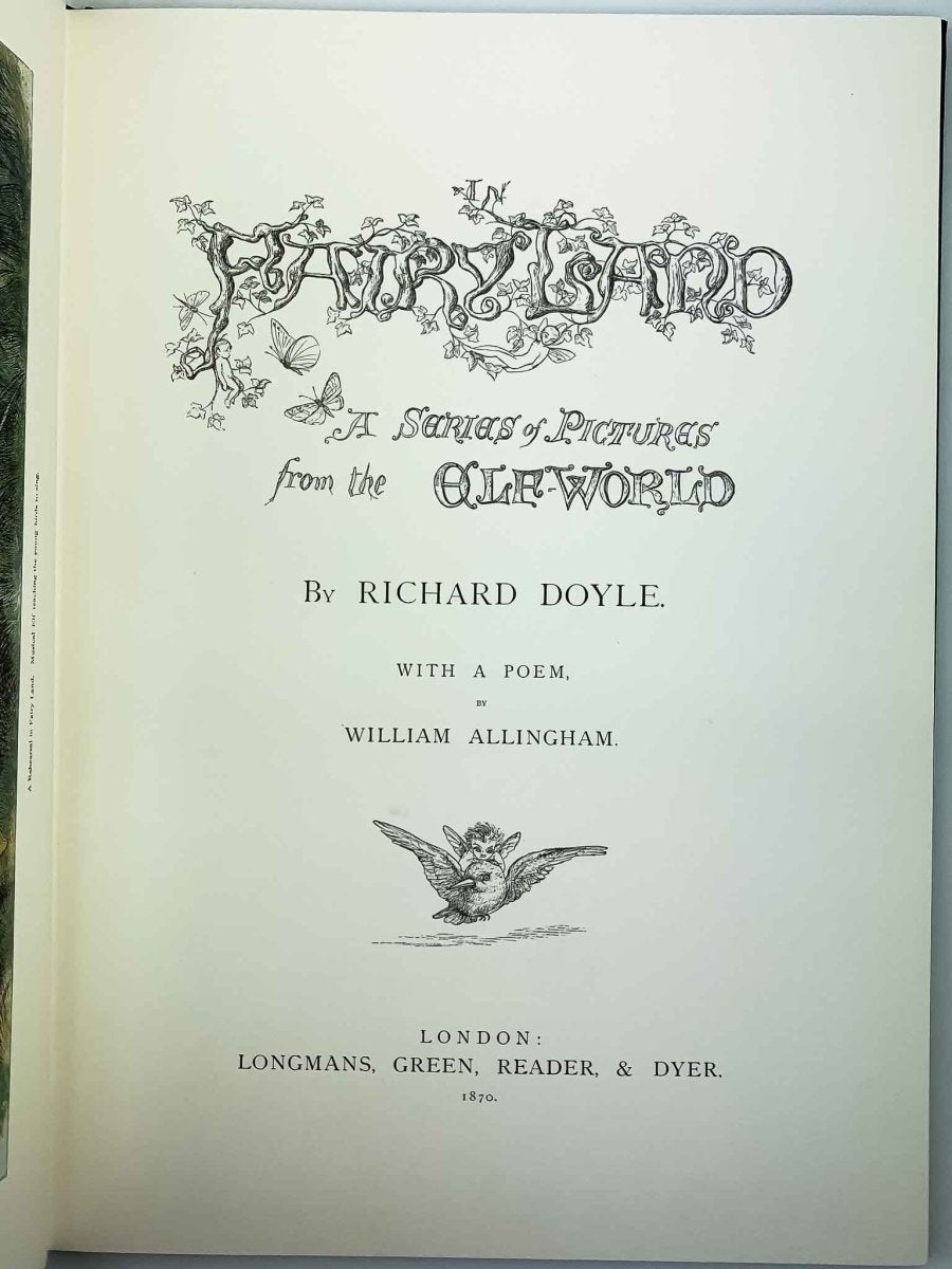 In Fairy Land: A Series of Pictures from the Elf World by Richard Doyle - Perfect for Fantasy Book Lovers, Elf World Enthusiasts & Fairy Tale Collectors