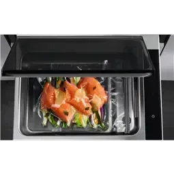 AEG PrecisionVac Vacuum Drawer - Matte Black Stainless Steel | Compact Under-Counter Vacuum Sealer for Food Preservation | Perfect for Kitchens, Restaurants & Meal Prep