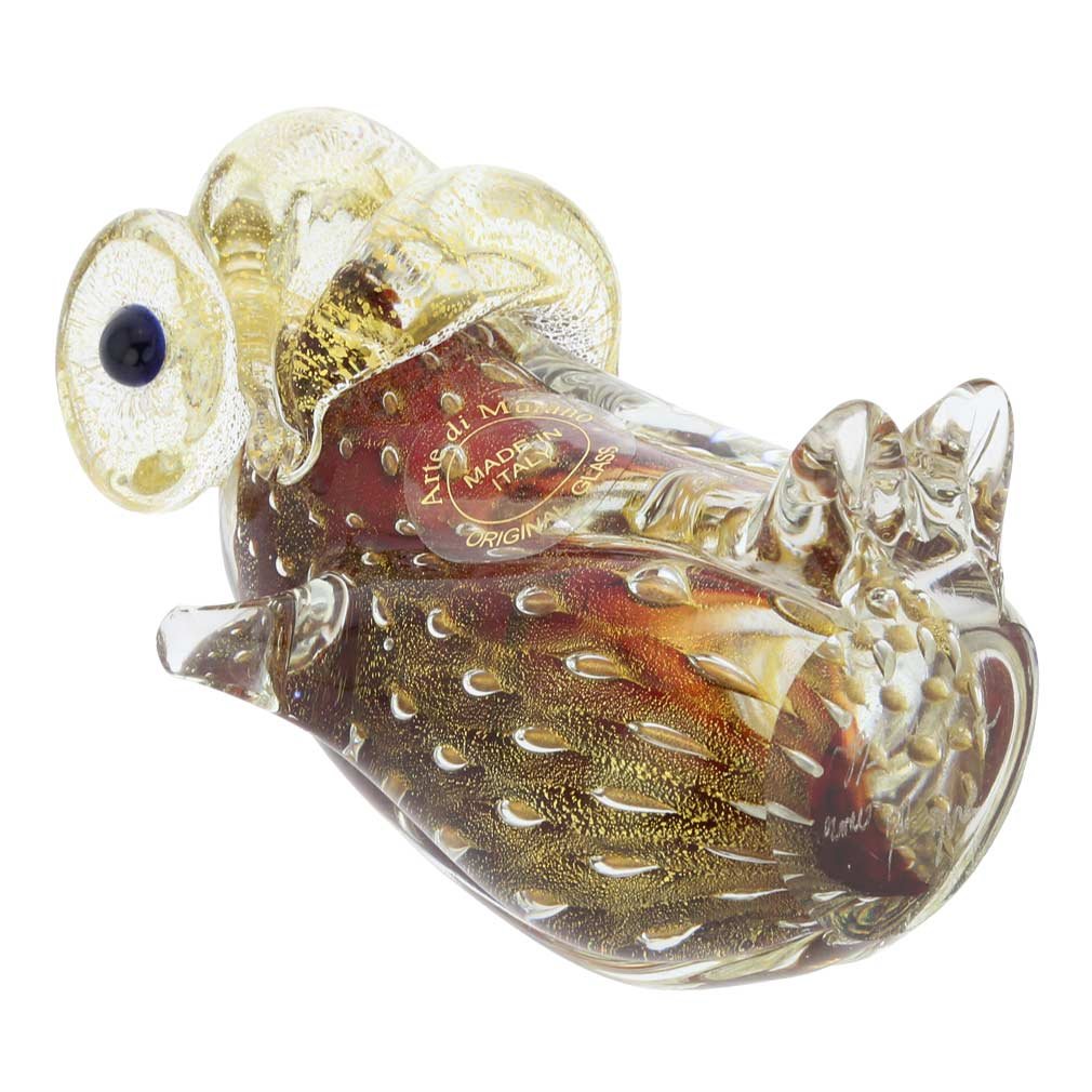 Authentic Murano Glass Bullicante Frog Figurine - Handmade in Venice, Italy - Vibrant Red Art Piece for Home Decor, Gift, or Collectible - Perfect for Shelf Display, Office Decor, and Italian Art Lovers