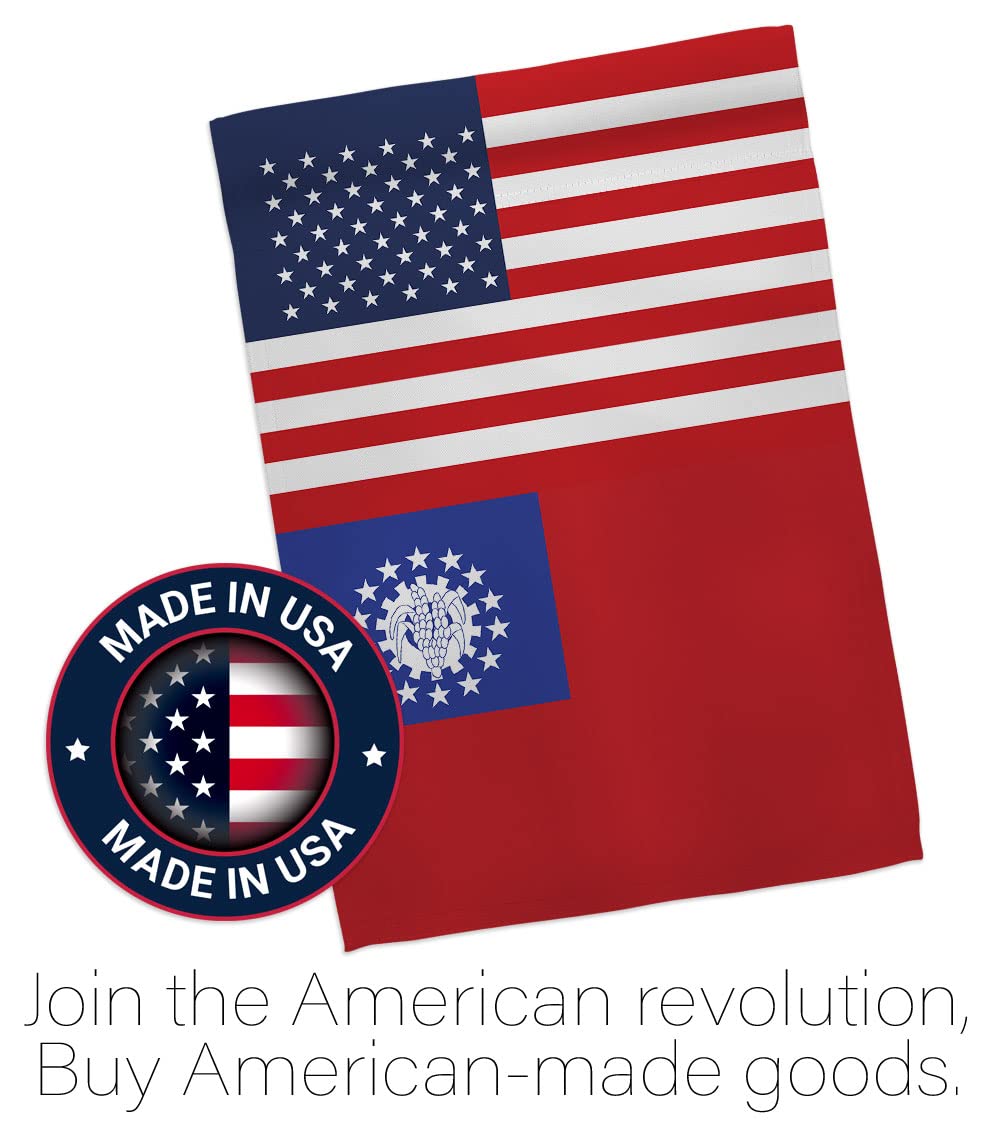 Americana Home & Garden Myanmar-US Friendship House Flag - Double-Sided Decorative Banner for Yard, Garden & Patio - International Country Regional Pride Gift - Made in USA - Perfect for Outdoor Decor, National Celebrations & Diplomatic Events