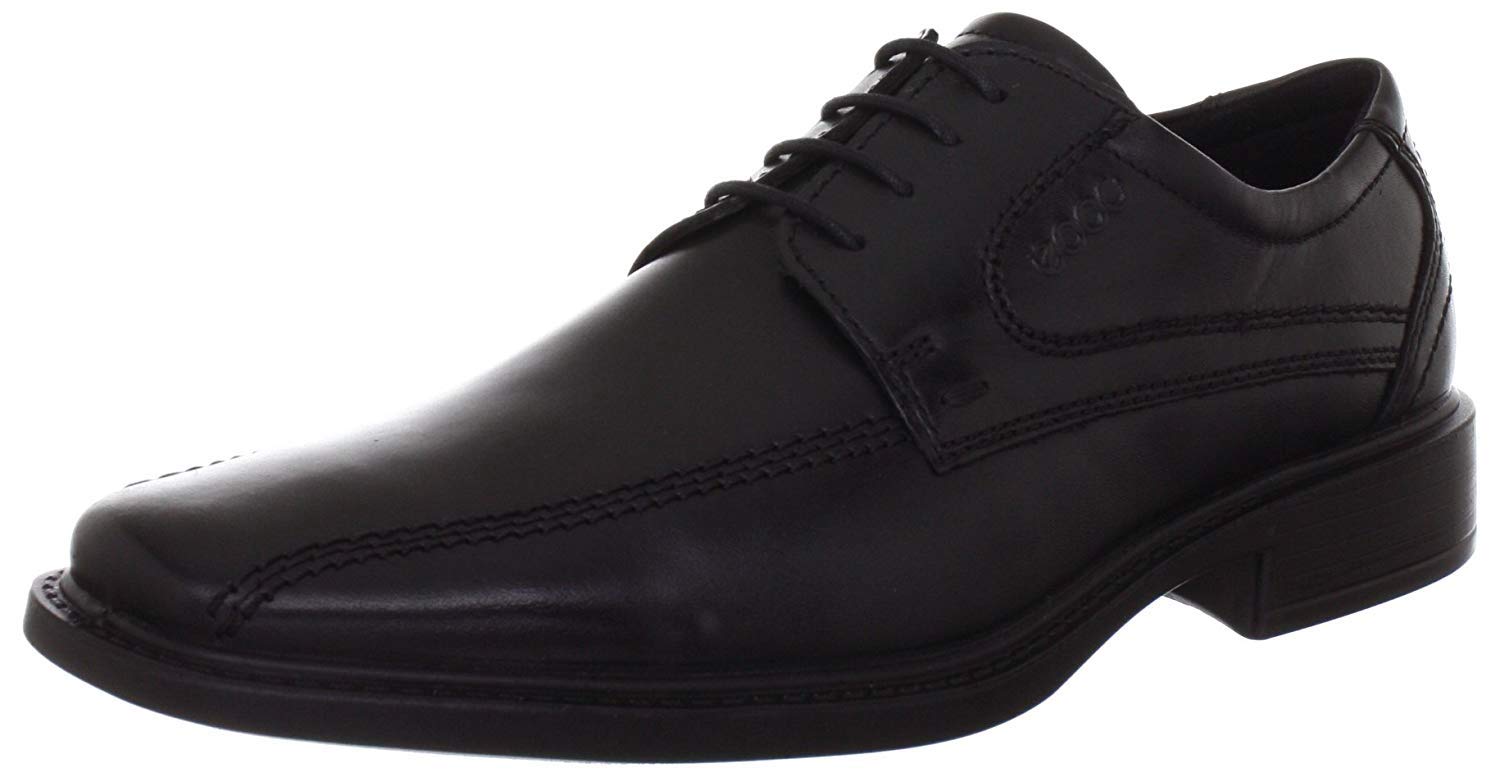 ECCO Men's New Jersey Lace-Up Oxford Dress Shoes - Comfortable Business Casual Shoes for Office, Wedding & Formal Occasions