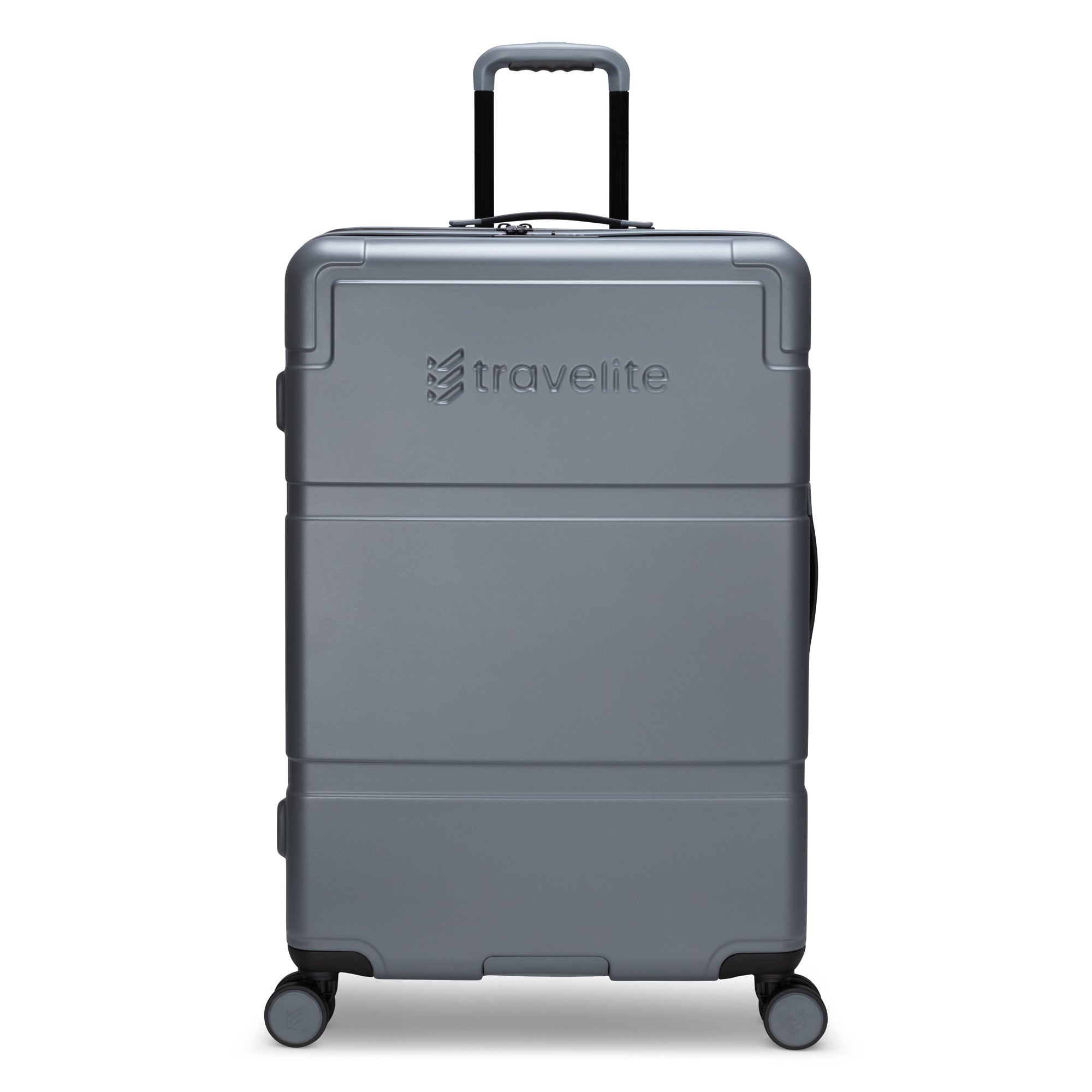 Travelite Expandable Polycarbonate Spinner Luggage - Large Lightweight Suitcase for Business Travel & Vacation | Durable & Stylish Carry-On