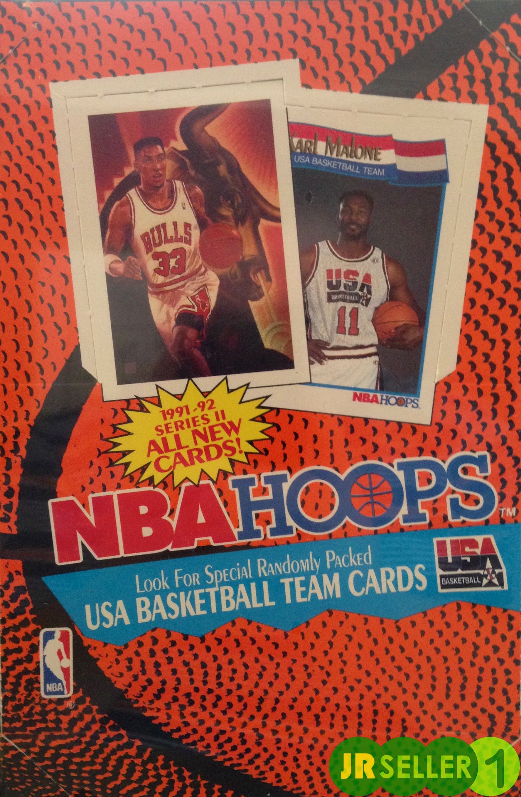 1991-92 Hoops Series 2 Basketball Cards Unopened Wax Box - Vintage NBA Collectibles for Sports Memorabilia Fans | Perfect for Card Collectors, Investors, and Gift Giving