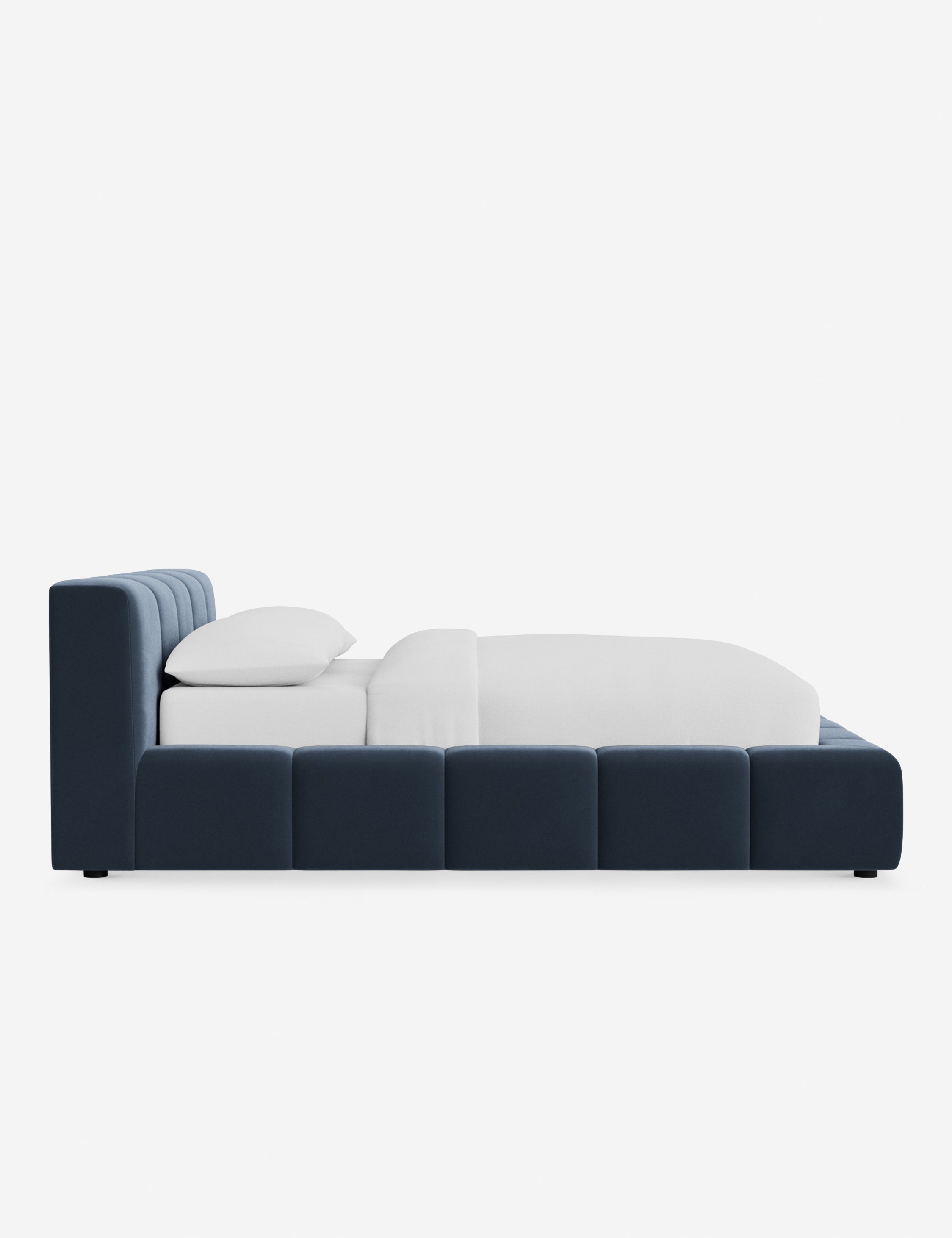 Cambry Platform Bed Frame - Modern Minimalist Wooden Bed with Headboard - Perfect for Bedroom, Guest Room & Small Spaces