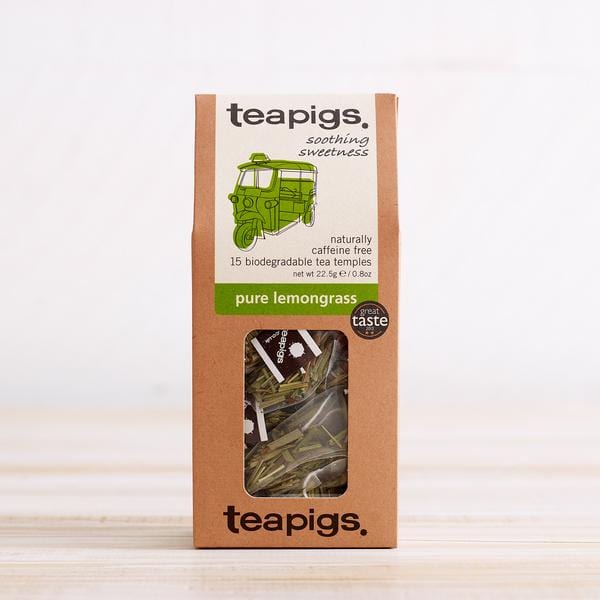 Teapigs Lemongrass Herbal Tea Bags | Natural Caffeine-Free Infusion | Perfect for Relaxation & Afternoon Tea