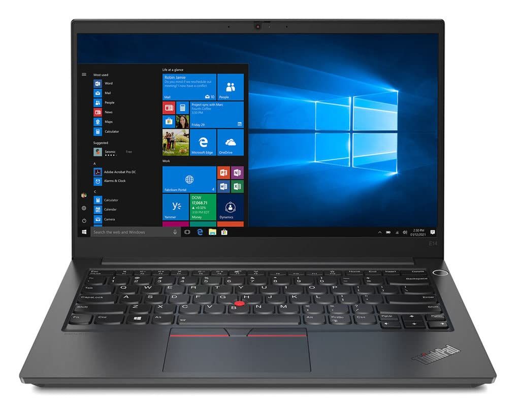 Lenovo ThinkPad E14 Gen 3 Business Laptop - AMD Ryzen 7 5700U, 8GB RAM, 1TB SSD, 14