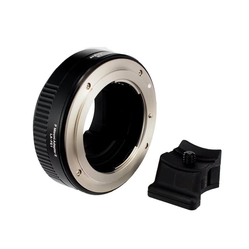 Monster Adapter LA-FE1 Auto Focus Mount Adapter - Nikon F Lens to Sony E-Mount Camera Converter for Photography & Videography - Perfect for Travel, Portraits, and Professional Shoots