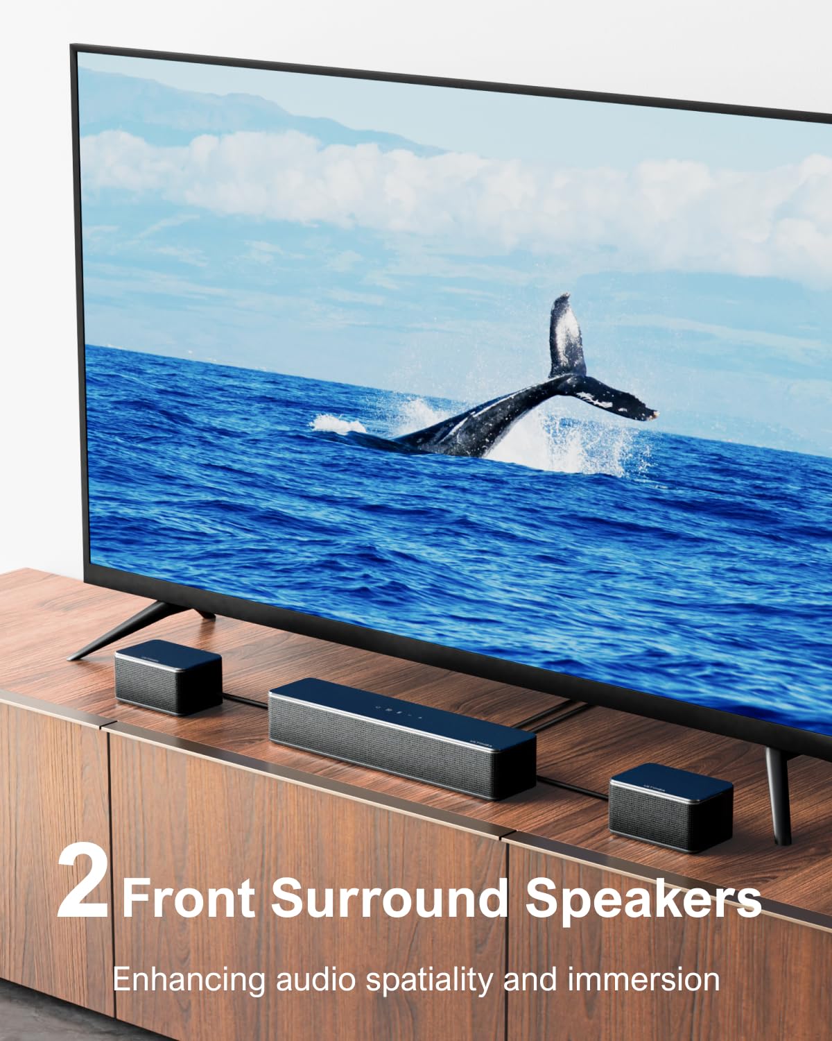 ULTIMEA 7.1 Channel Soundbar with Wireless Subwoofer - 410W Peak Power Home Theater System, Virtual Surround Sound, App Control, 4 Wired Speakers - Perfect for Movie Nights, Gaming & Music Streaming in Living Rooms & Home Theaters