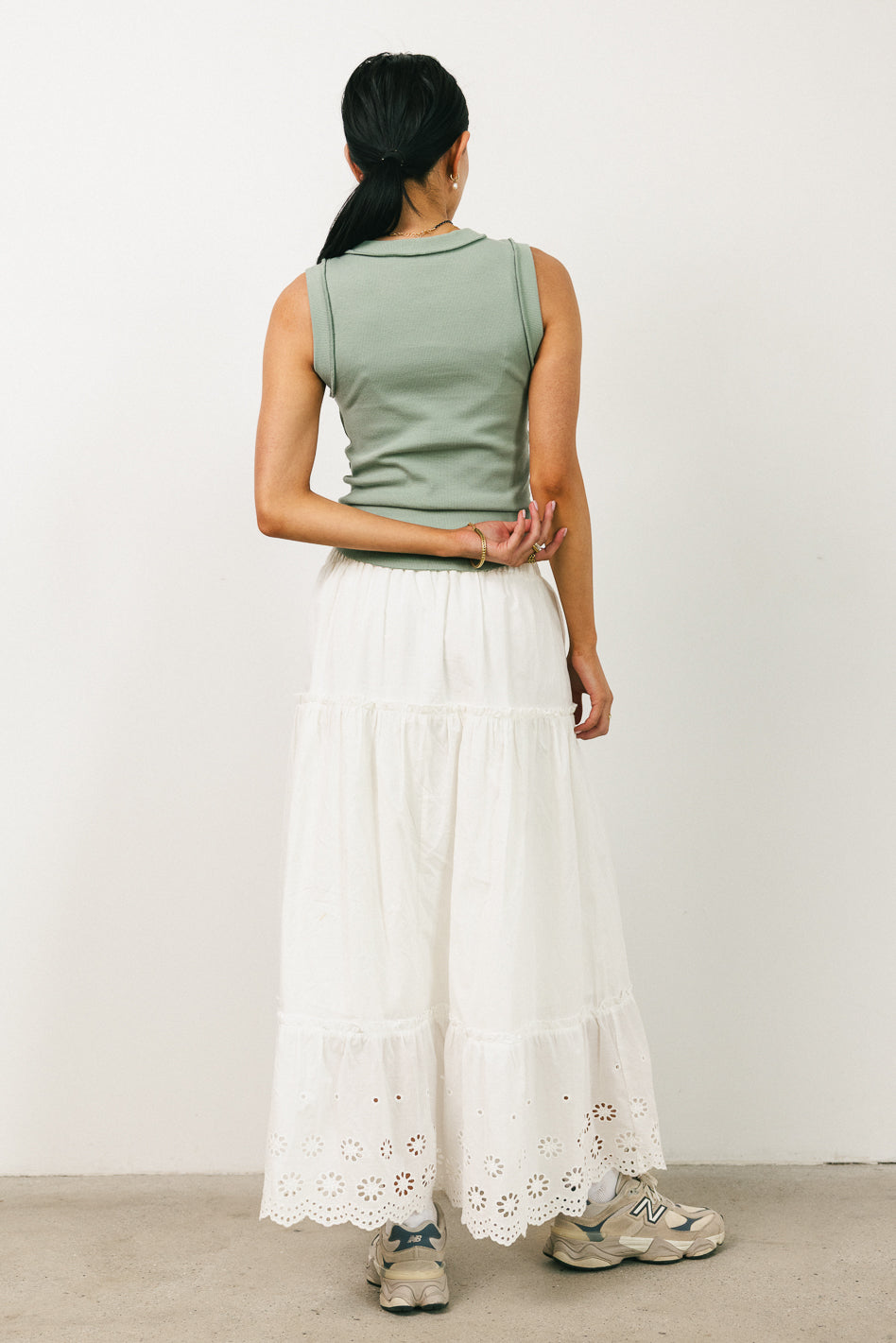 Women's Kimberly Sage Green Tank Top - Soft & Comfortable Summer Casual Wear for Yoga, Beach, and Everyday Outfits