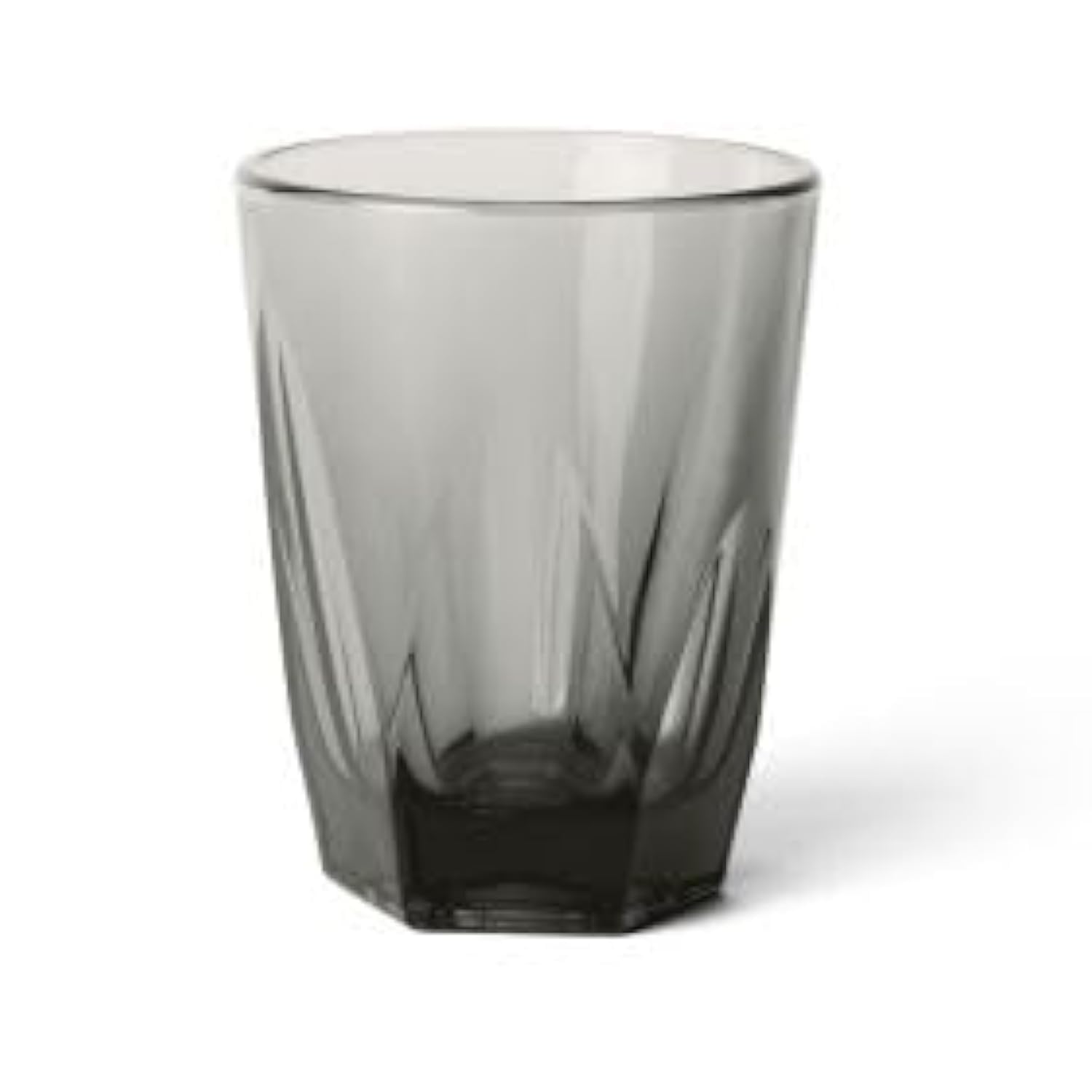 notNeutral Vero Glass Smoke - 12 oz Clear Glass Coffee Mug with Handle - Perfect for Home, Office, and Cafe Use