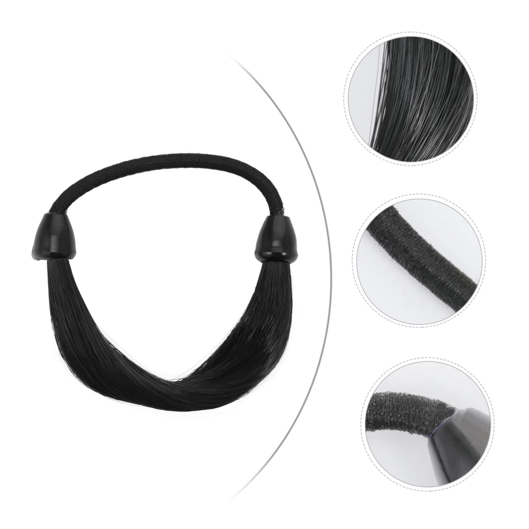 Minkissy 6-Pack Soft Elastic Hair Ties for Women - No Damage Ponytail Holders for Workout, Office & Everyday Use