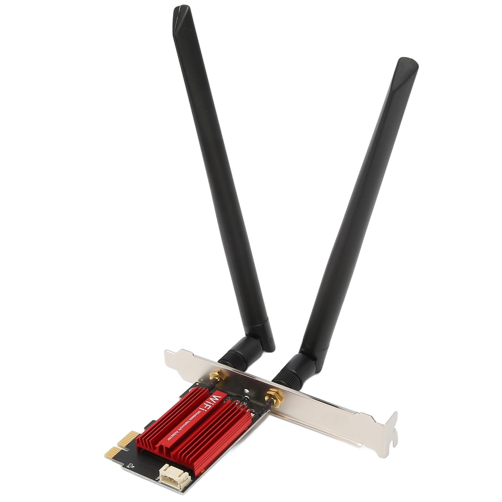Sollee Wireless Network Card for Desktop - High-Speed Dual Band WiFi Adapter with Stable Connection for HD Video Streaming & Online Gaming | Perfect for Home Office, Gaming PC & 4K Video Streaming