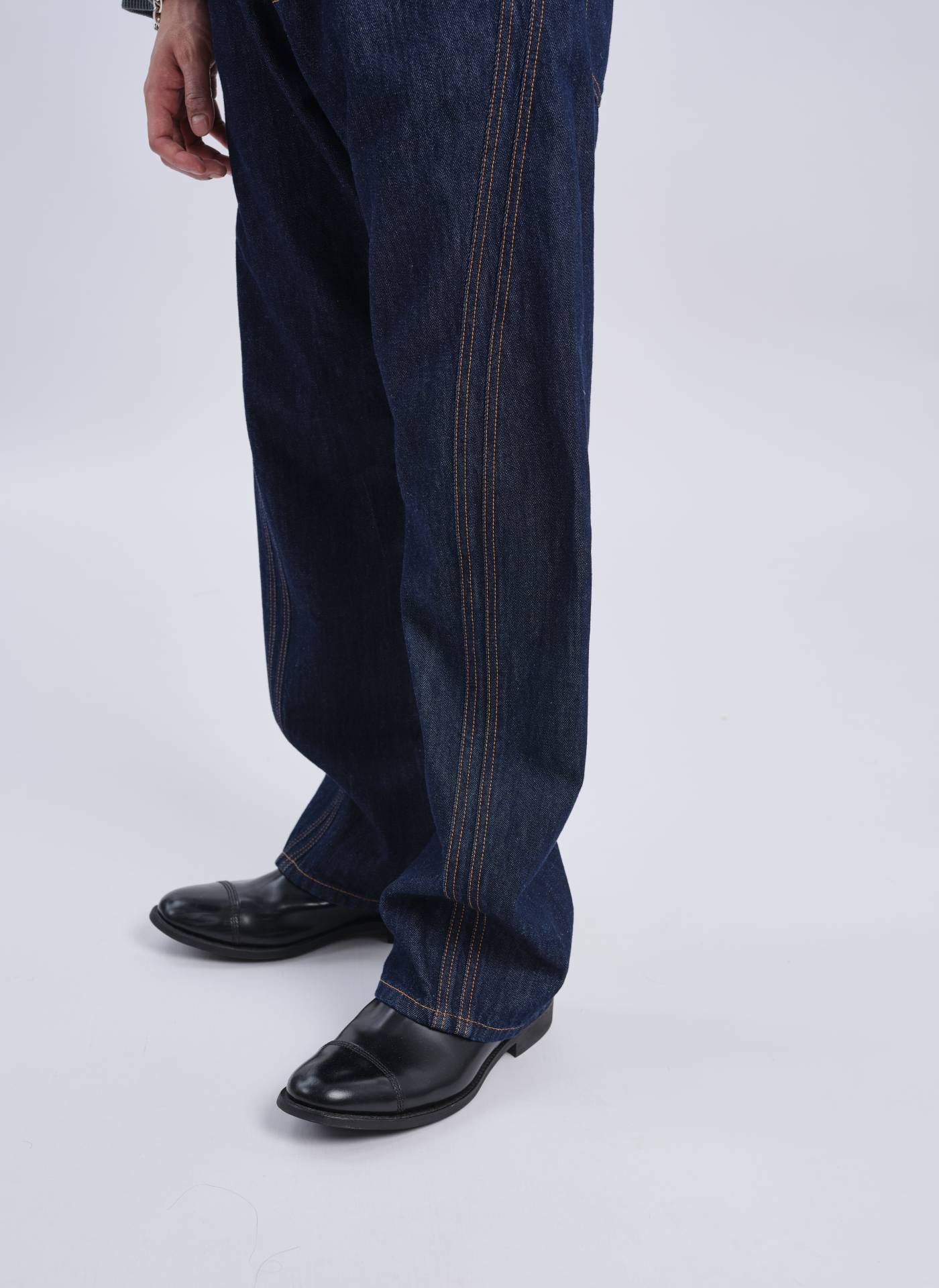 Premium Indigo Cotton Linen Blend Denim Jeans for Women & Men - Comfortable Slim Fit Stretch Pants for Casual Wear, Work & Everyday Fashion