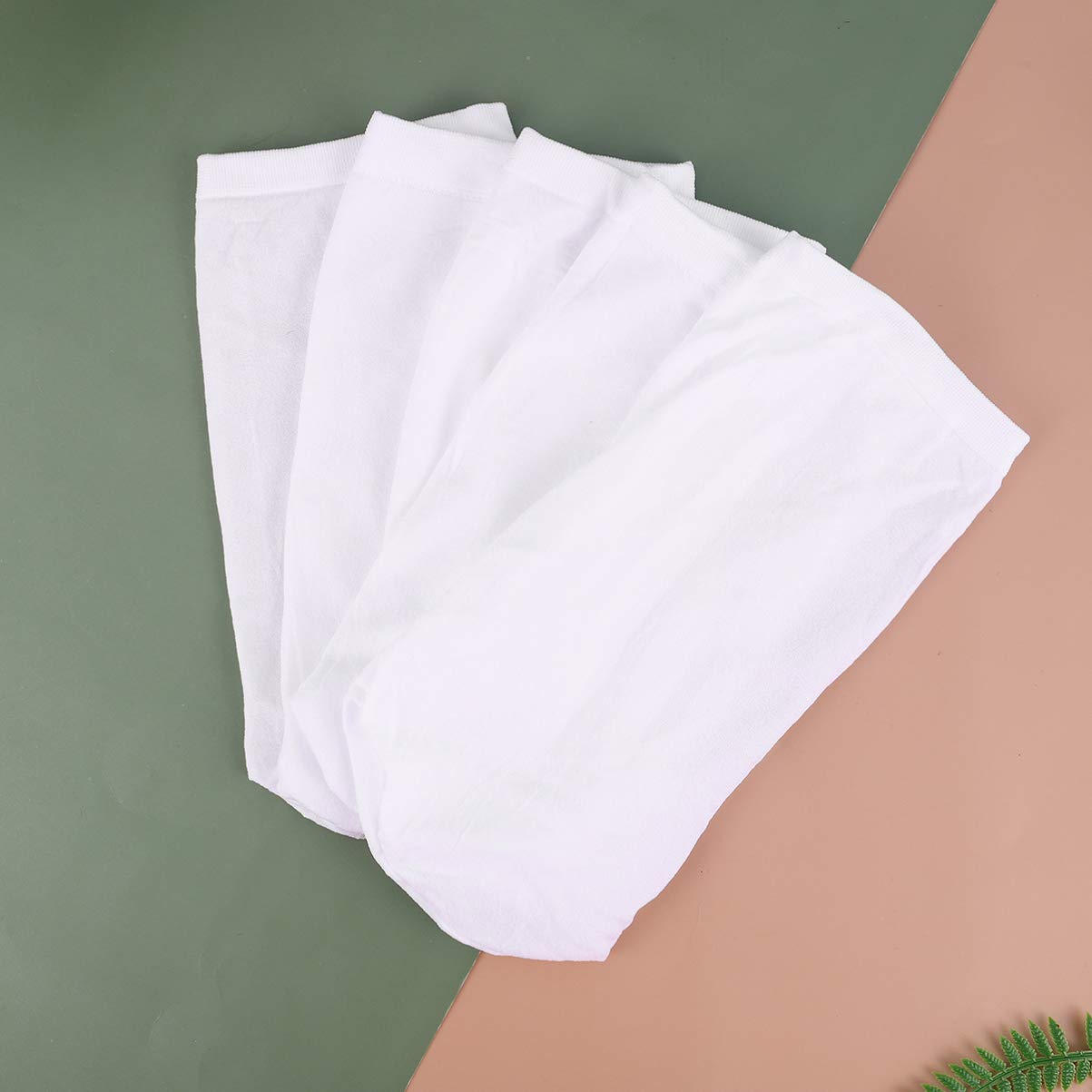 VILLCASE 5-Pack White Felt Mesh Pool Filter Basket Savers - Skimmer Socks for Swimming Pools, Hot Tubs & Aquariums - Durable Replacement Filter Nets for Easy Debris Removal & Cleaner Water