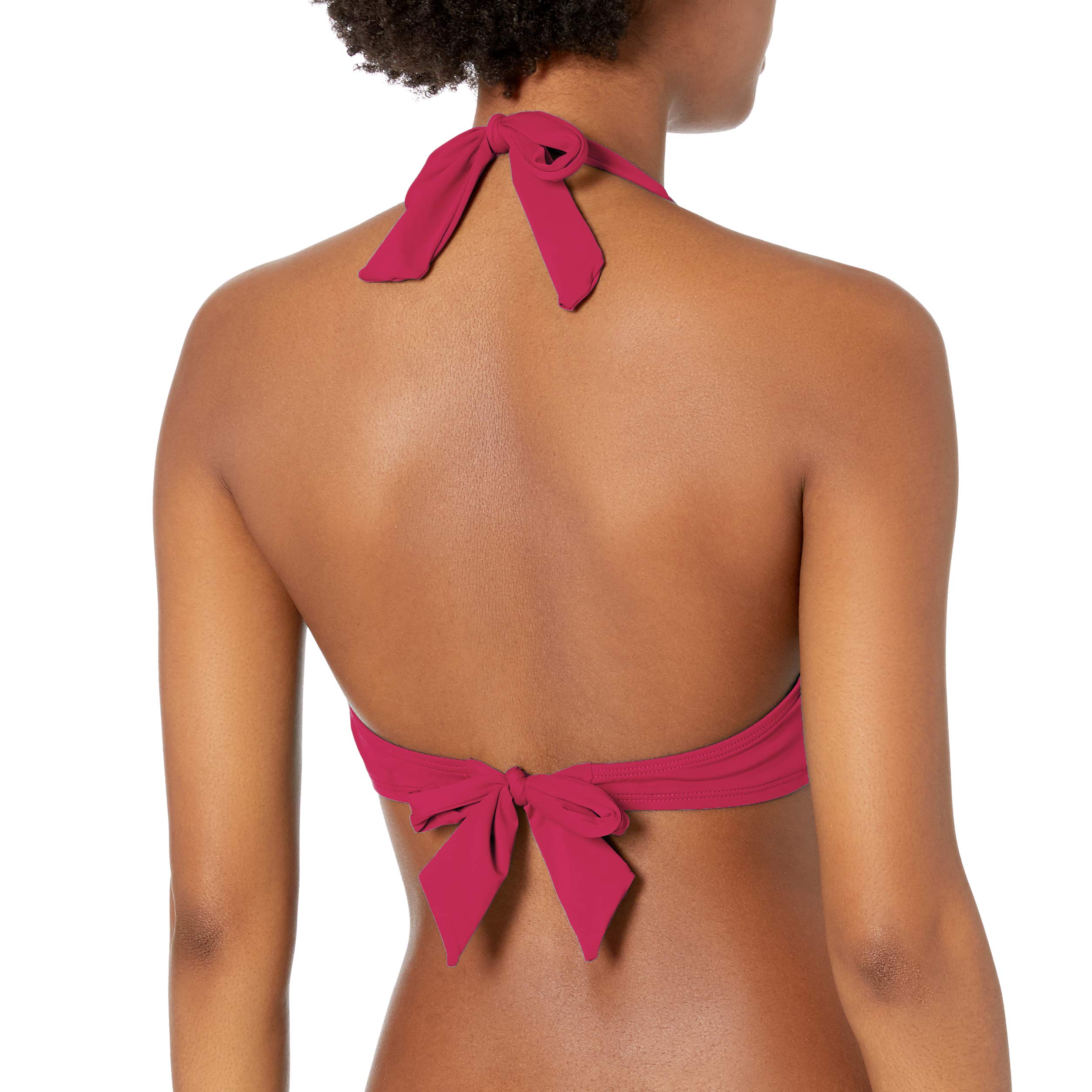 BCBGeneration Women's Halter Bra Bikini Top - Adjustable Swimwear for Beach & Pool - Summer Swim Suit with Comfortable Fit & Stylish Design