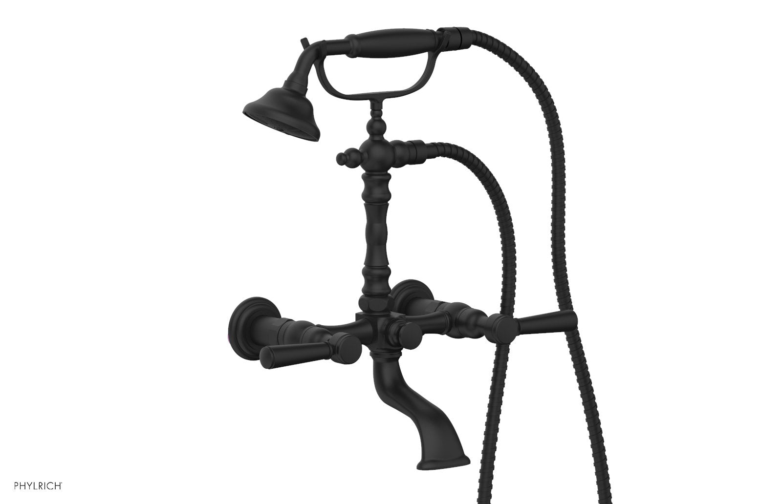 HEX TRADITIONAL Exposed Tub & Hand Shower Faucet with Lever Handle K2393 23 - Perfect for Bathroom Renovation & Modern Home Decor