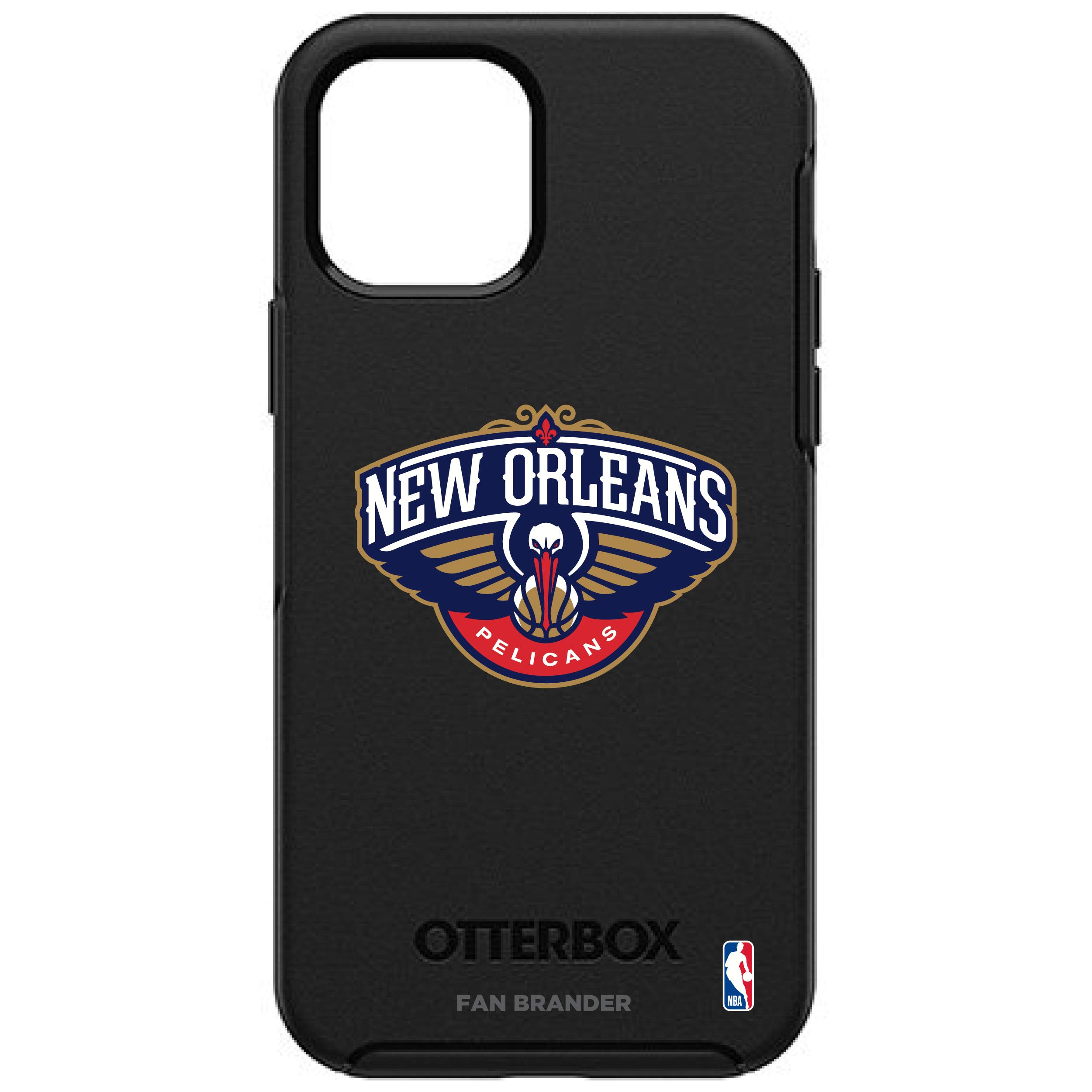 NBA New Orleans Pelicans OtterBox Symmetry Phone Case Compatible with Apple iPhone 13 - Durable Protective Cover for Basketball Fans & Game Day